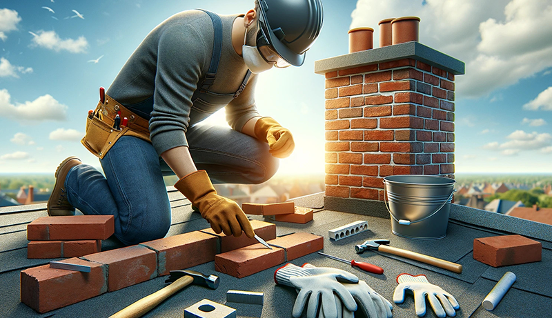 How to Repair a Brick Chimney