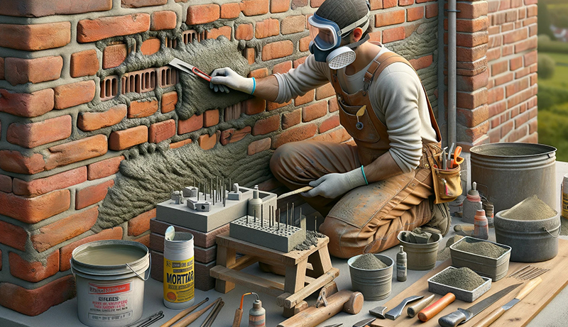 How to Repair Mortar in Brick