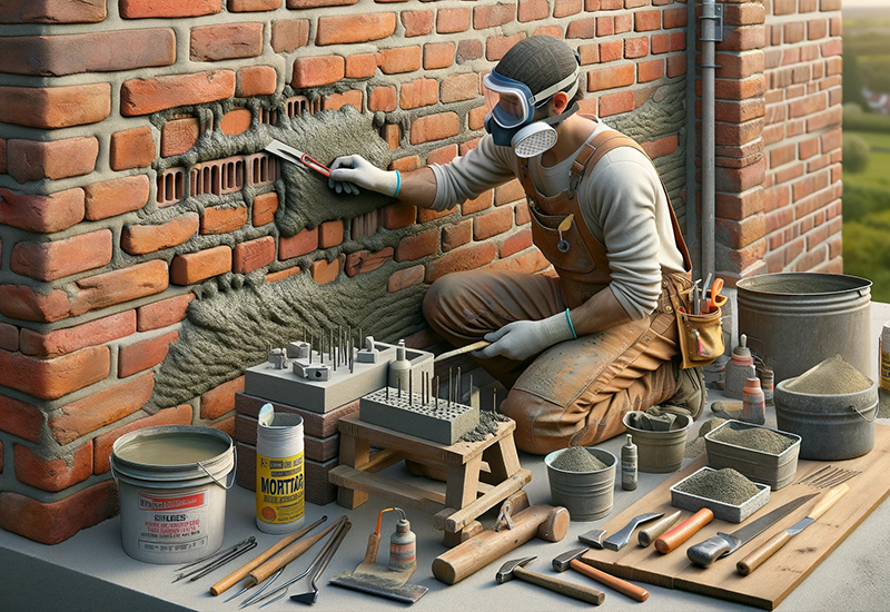 How to Repair Mortar in Brick