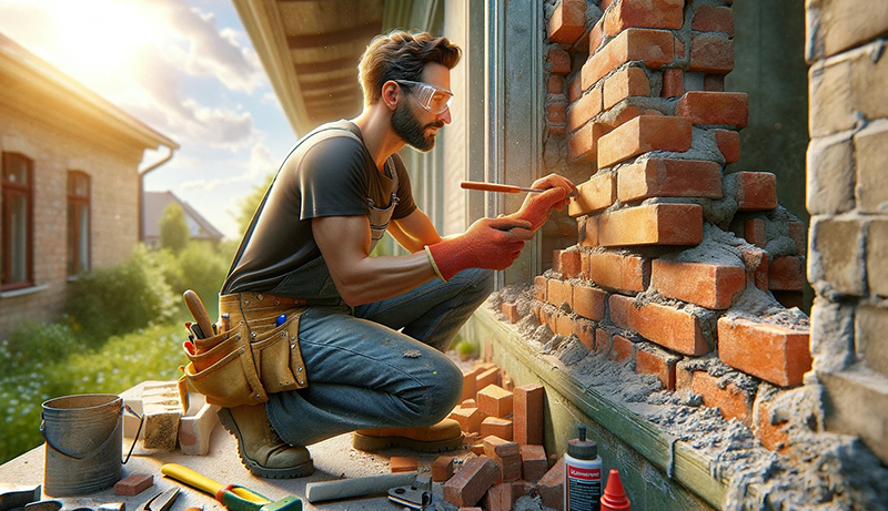 Repair Loose Brick Without Mortar