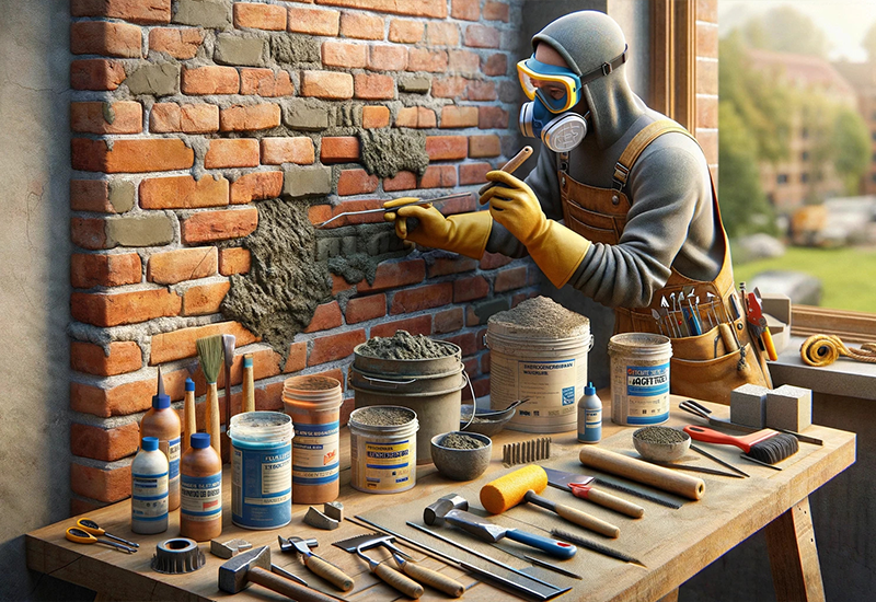 Repair Mortar in Brick