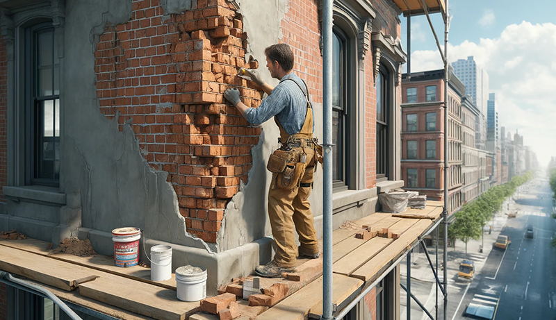 Brick Facade Repair